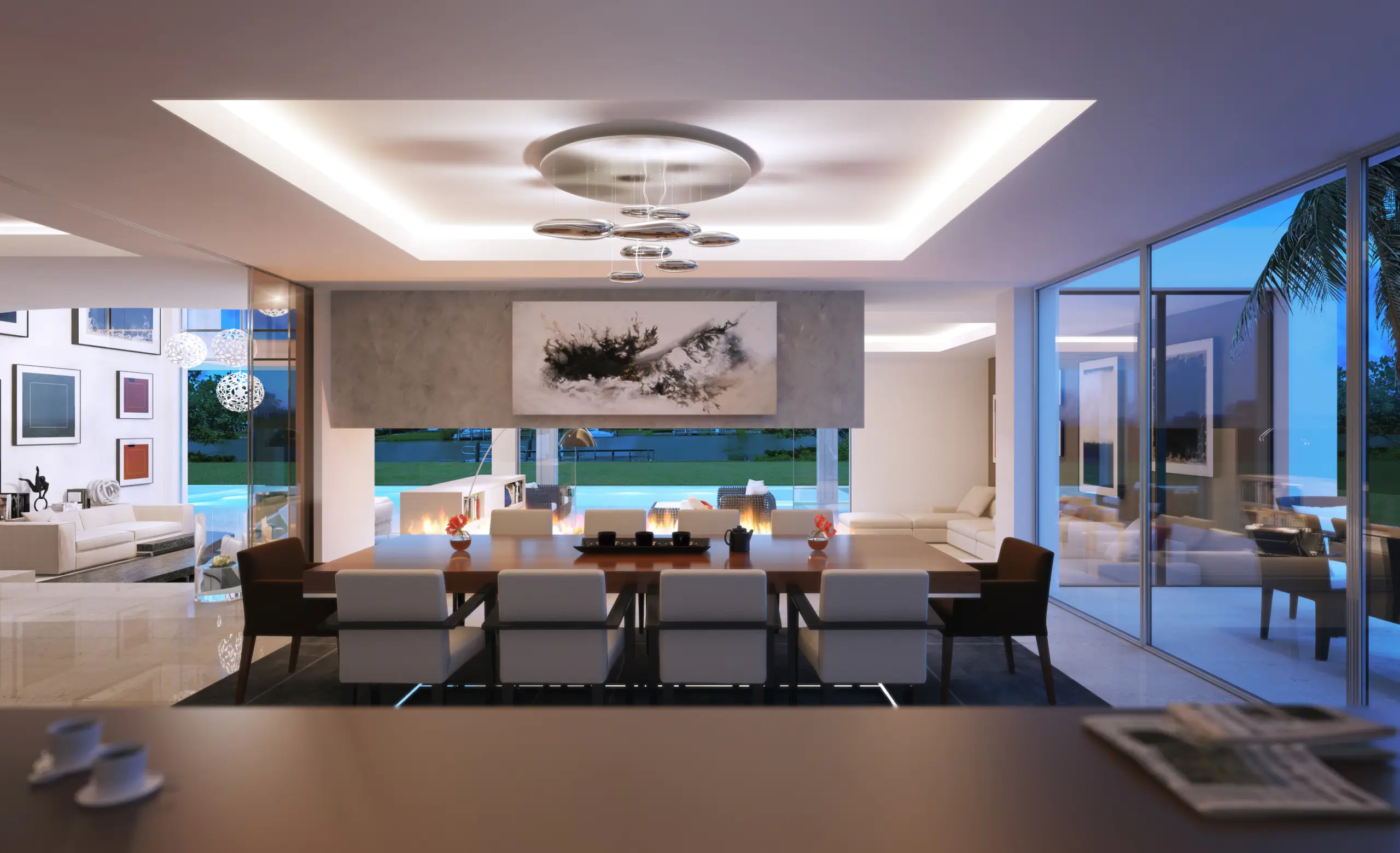 Kitchen at Villa Moonstone