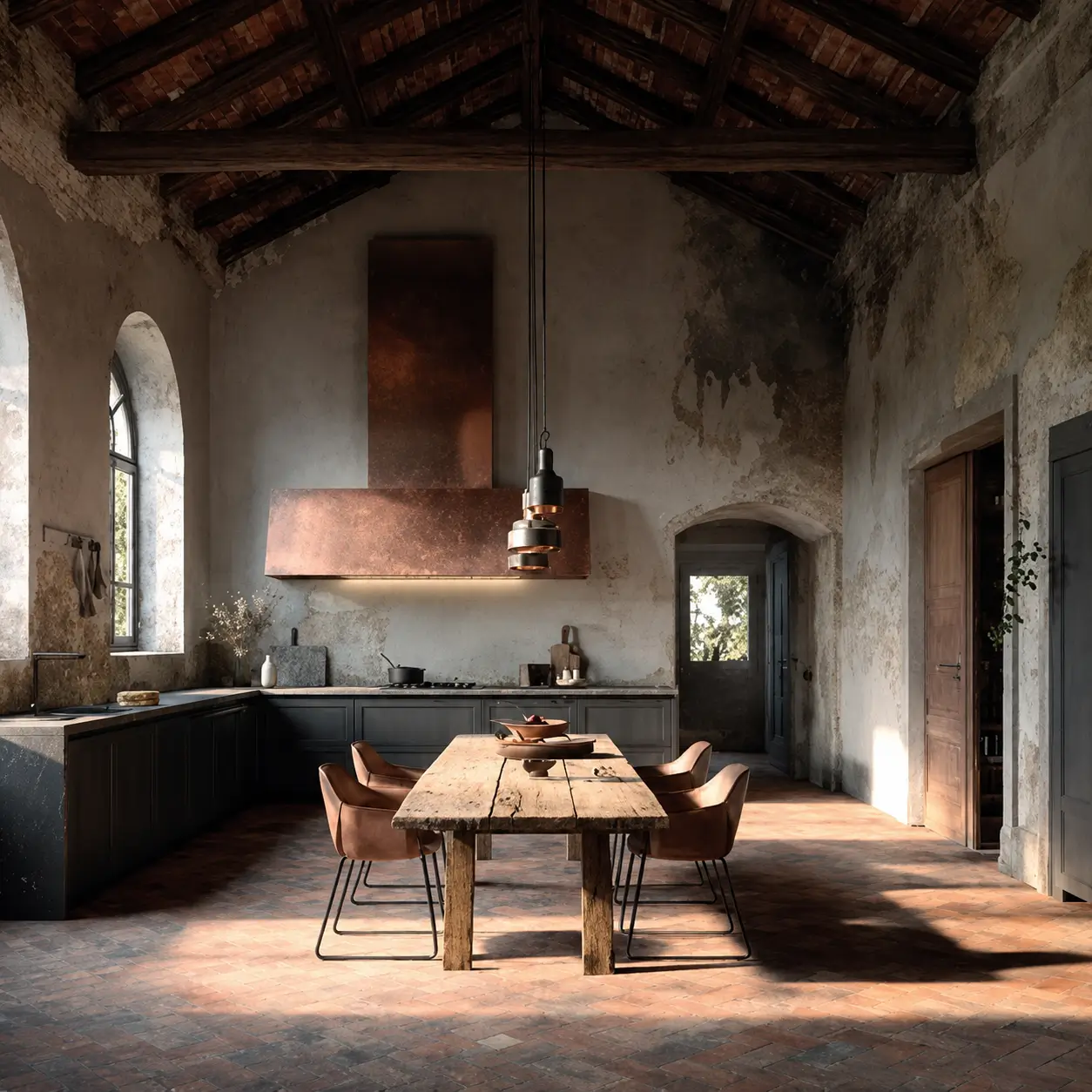 A residential kitchen