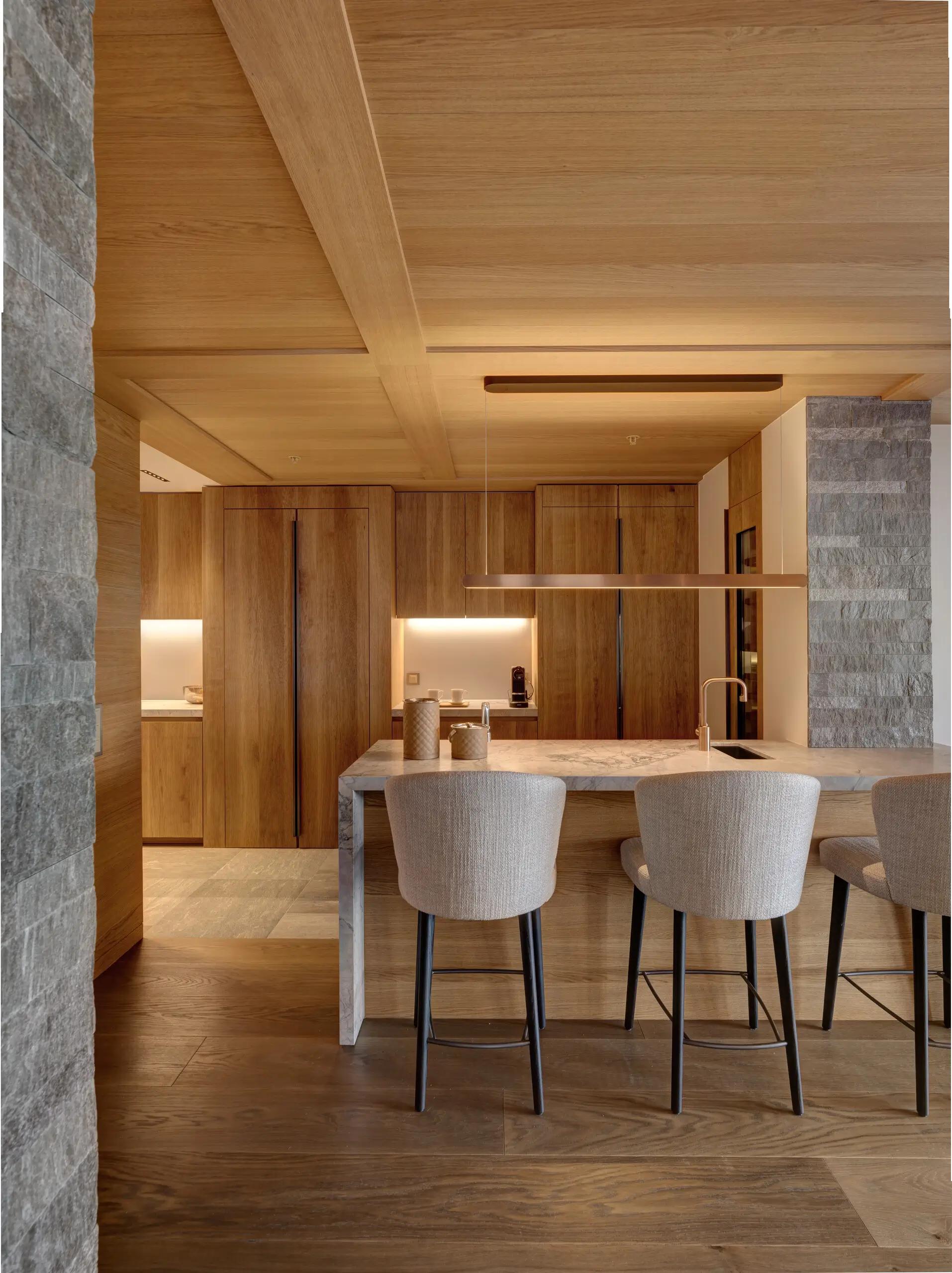Kitchen at Six Senses Resort Apartment