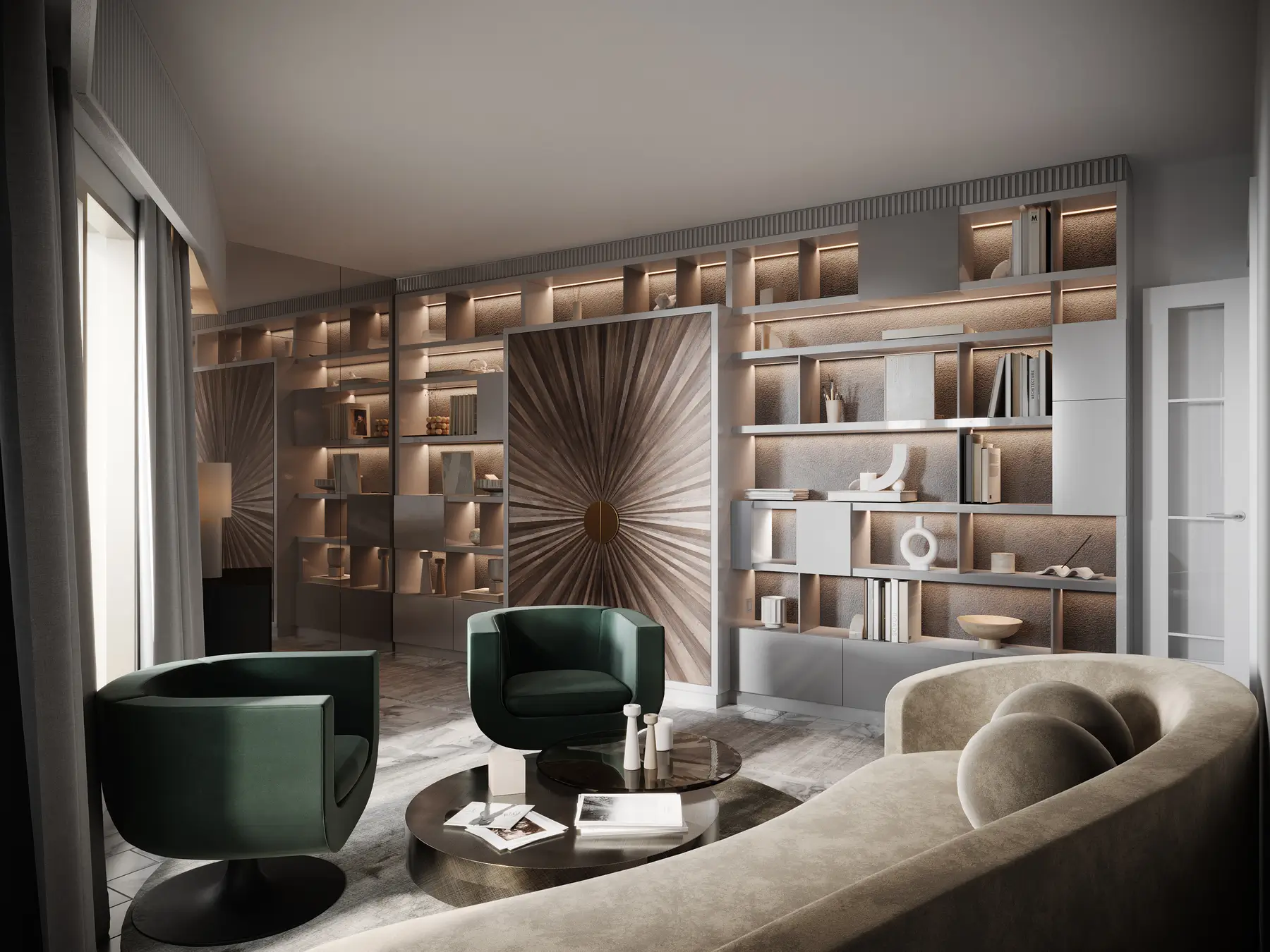 Living room at Les Ligures