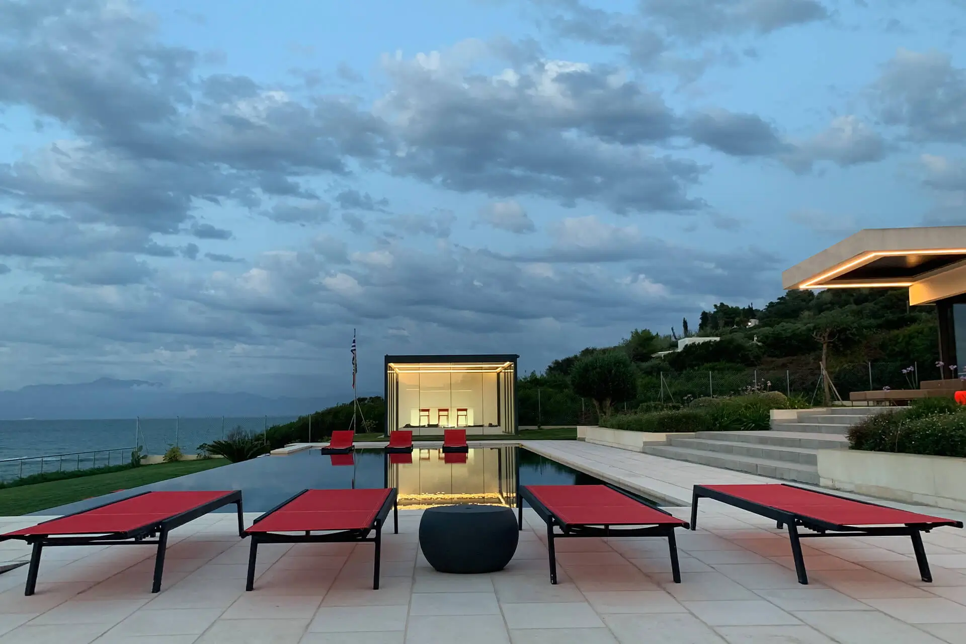 Wellness space at Villa Zafiris