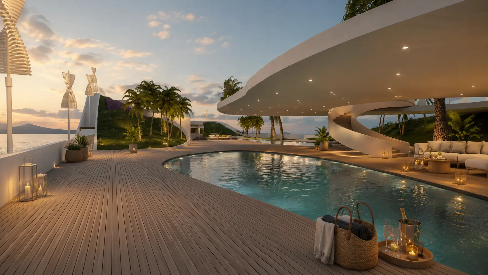 A residential wellness space