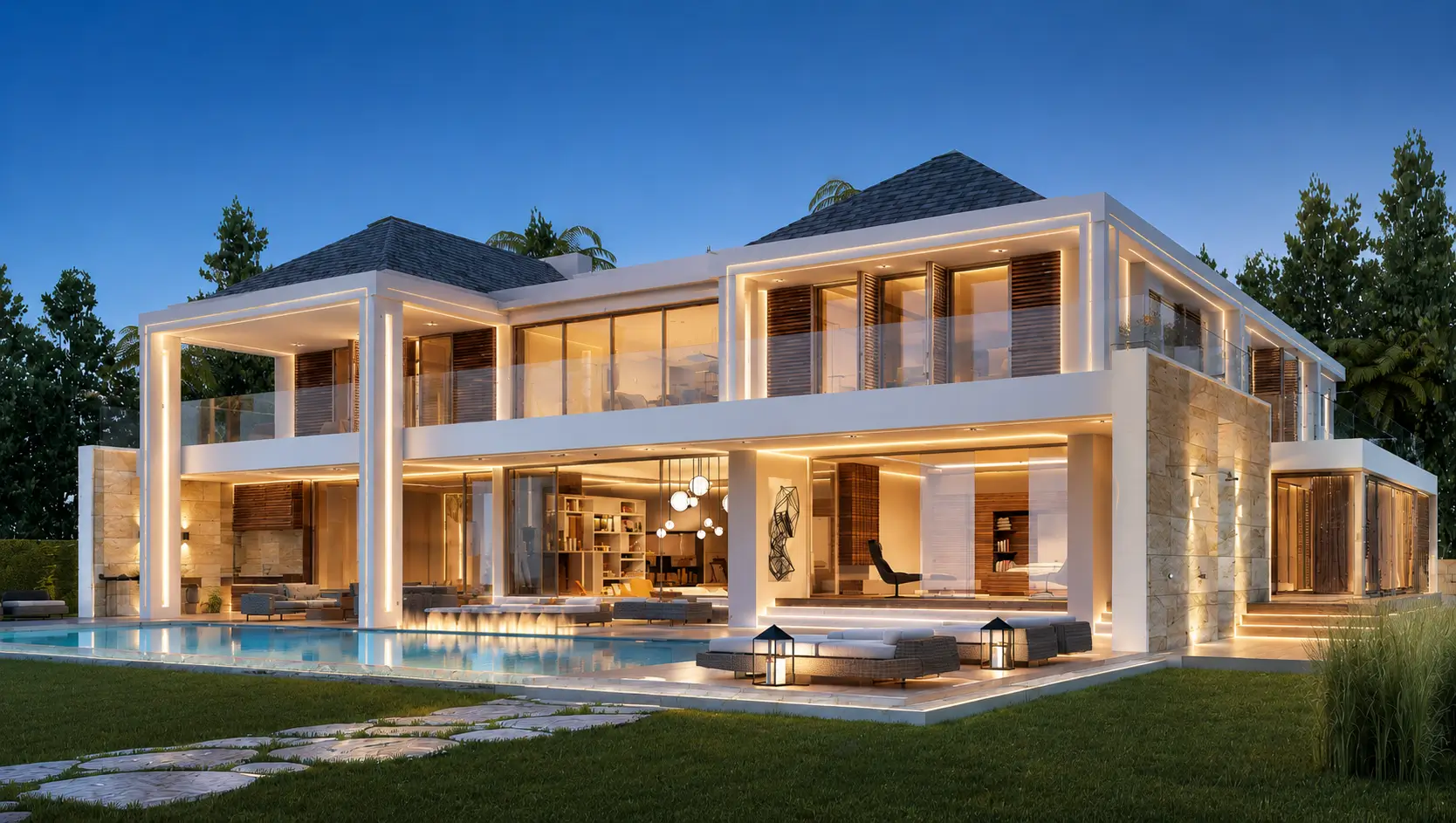 Wellness space at Villa Moonstone